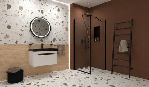Sprchový kout obdélník 90x80 cm SAT Fusion SATFUD90S80C SATFUD90S80C