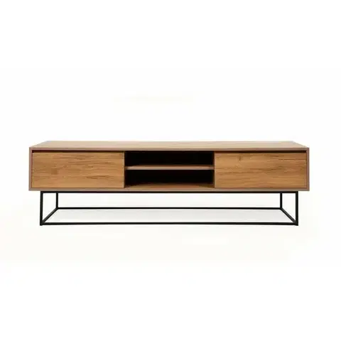 Televizní stolek Laxus Walnut and Black II, L