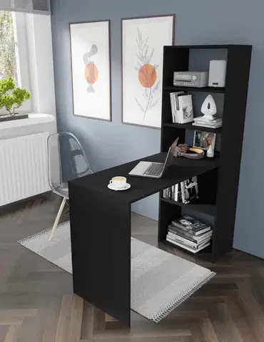 BIM Psací stůl Harmony, černý mat