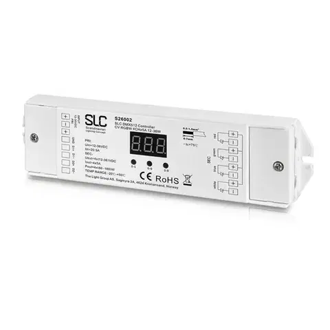 SLC Controller 4x5A 480W DMX_512 IP20