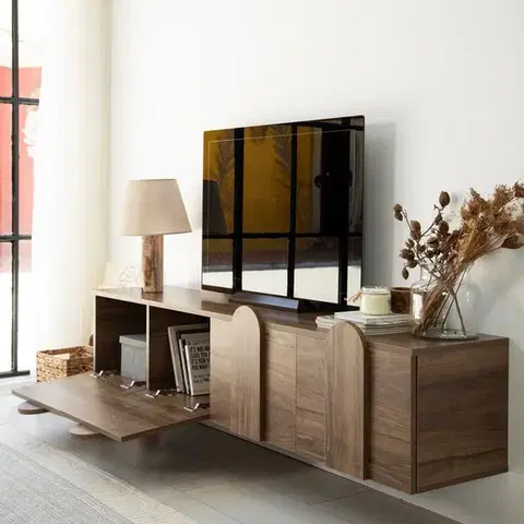 TV stolek New Line - Walnut