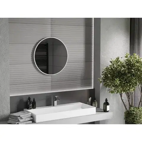MEXEN Loft zrcadlo 60, bílý rám 9850-060-060-000-20