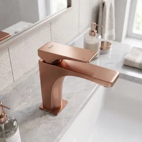 REA Umyvadlová baterie PREMIUM Joe Brush Copper low REA-B8936
