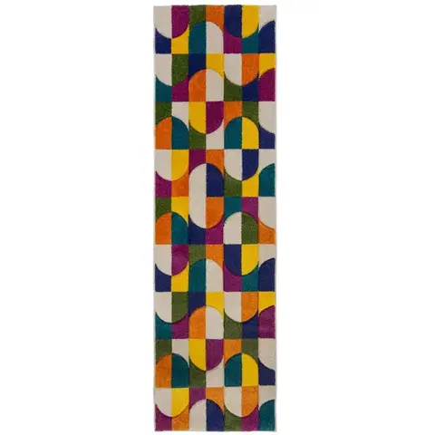 Flair Rugs, Běhoun Spectrum Chacha Multi, 66x230, vícebarevná, chodba / předsíň