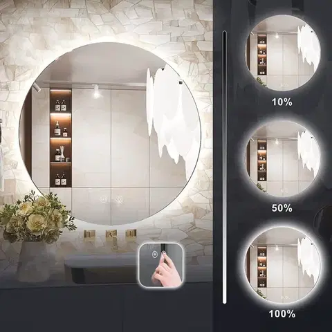 REA Zrcadlo LED 100cm HZJ100 HOM-02828