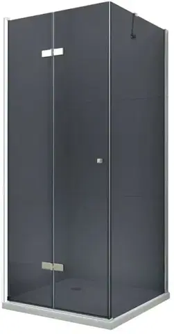MEXEN/S LIMA sprchový kout 80x70, grafit, chrom 856-080-070-01-40