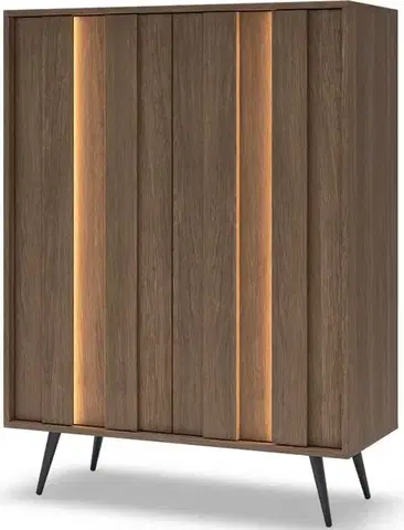 ArtLas Komoda MAARO 2D s LED osvětlením