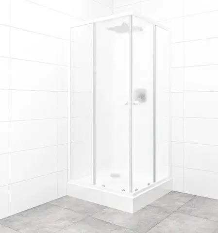 SAT Set sprchového koutu a vaničky, čtverec 90x90 cm Multi Basic SIKOBKMUQ90CH0 SIKOBKMUQ90CH0