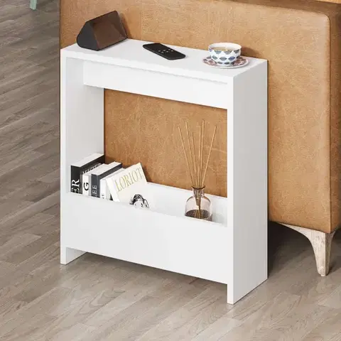 Odkládací stolek / Příruční stolek Simpi - White