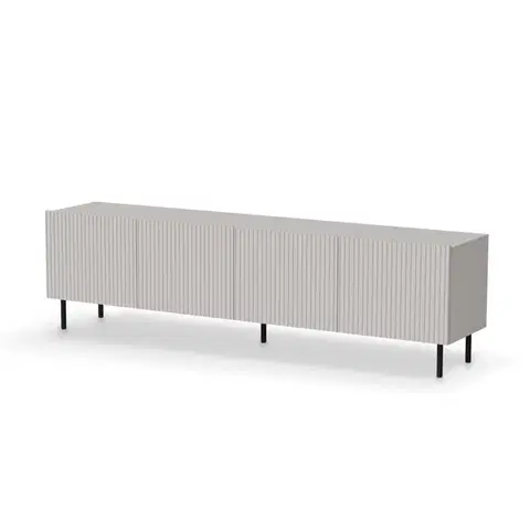 HALMAR TV stolek Paxos 200 cm kašmír/černý