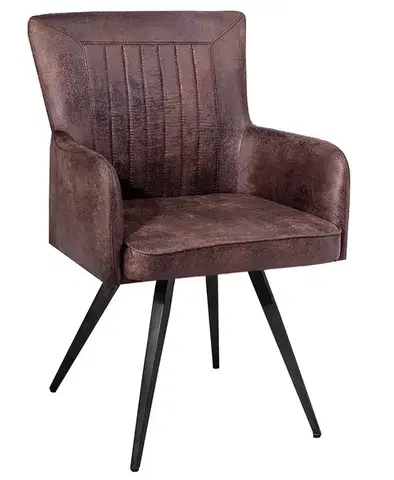 Estila Stylová židle Roadster hnědá