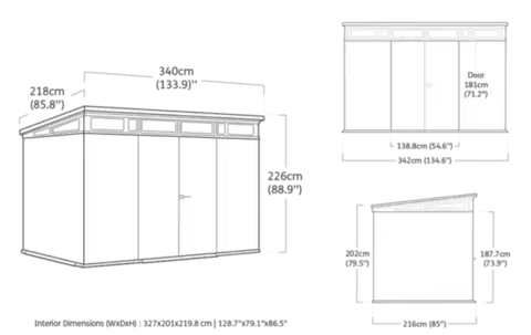 Zahradní domek SIGNATURE PENT 11x7